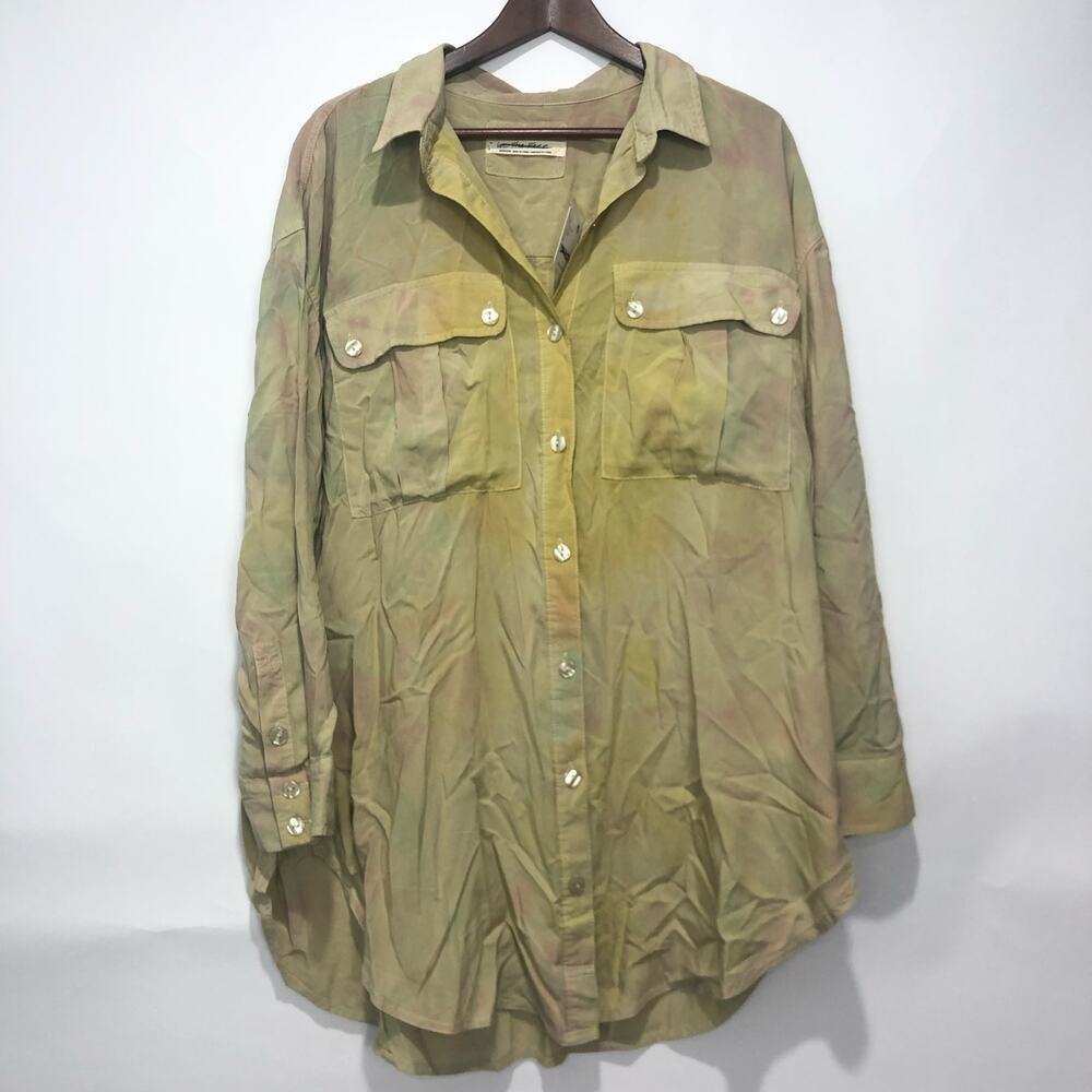 We The Free Daydream Button Up Shirt Multicolor Size M - Picture 3 of 10